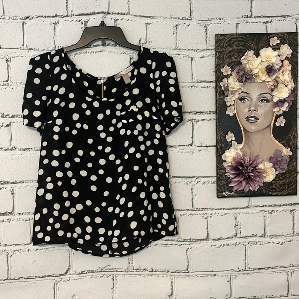 Forever 21 Polka Dot Blouse